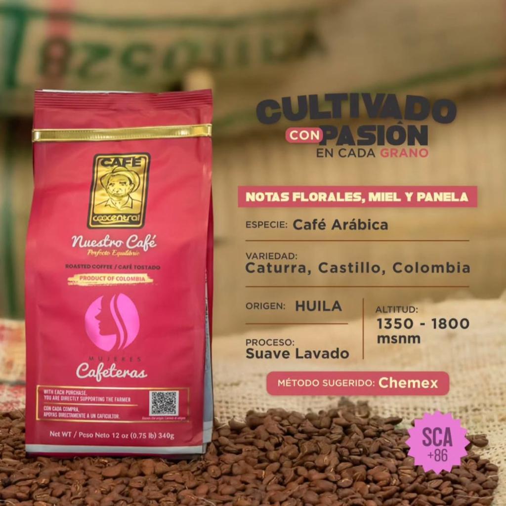 CAFE MUEJERES CAFETERAS 340g