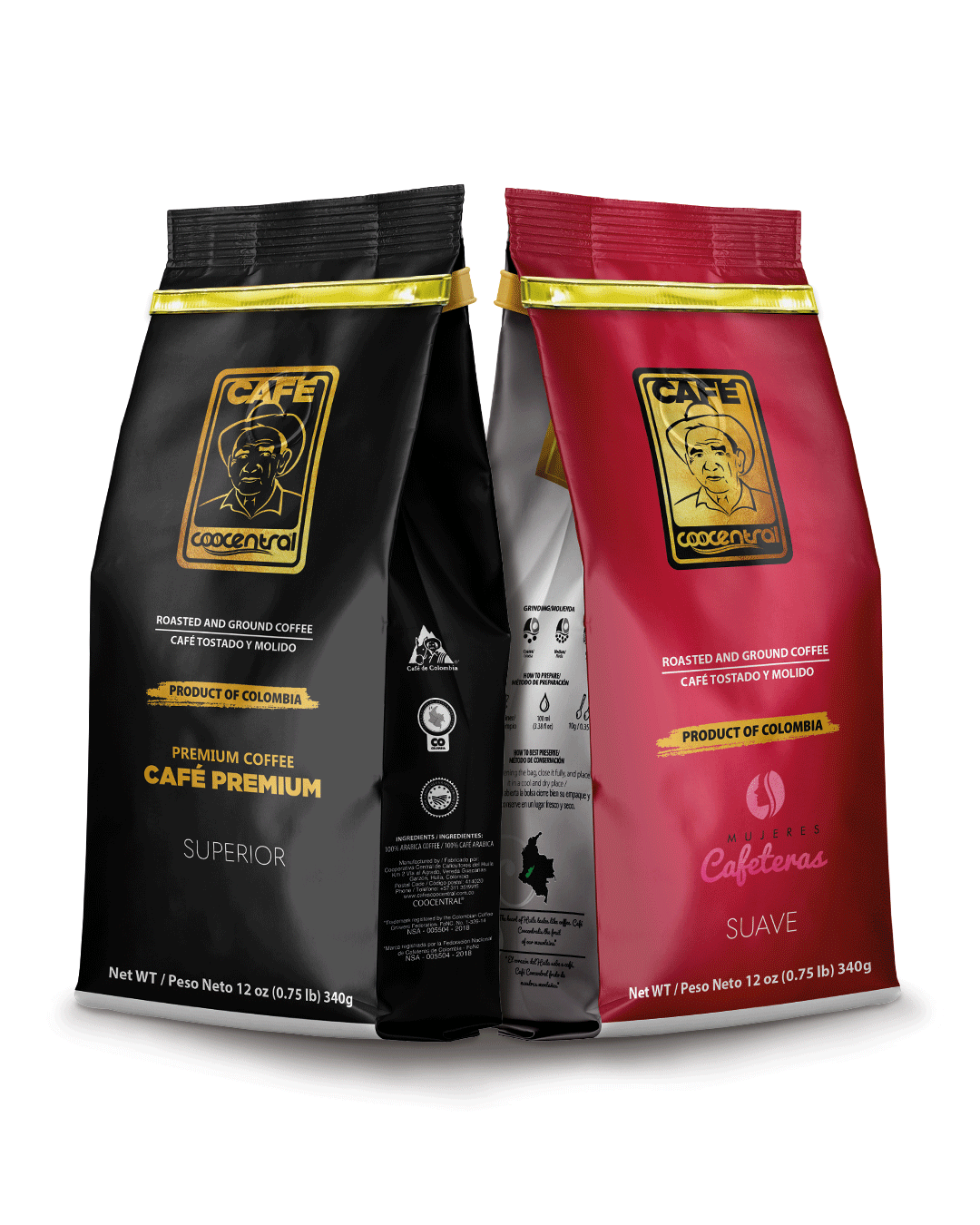 DÚO DE CAFÉ MUJERES Y PREMIUM 340gr